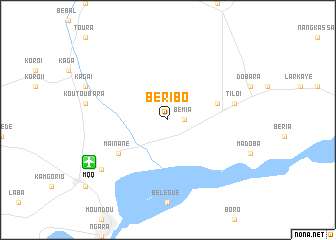 map of Béribo