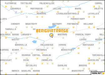 map of Bérig-Vintrange