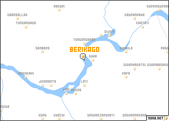 map of Berikago