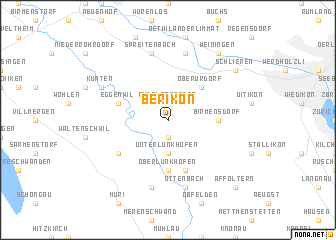 map of Berikon