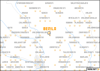 map of Berilă