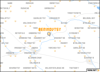 map of Berimovtsy