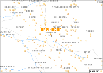 map of Berīmvand