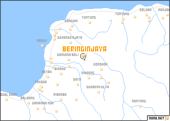 map of Beringinjaya