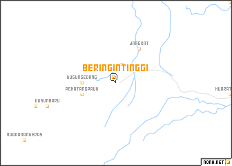 map of Beringintinggi