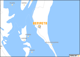 map of Beripeta