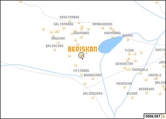 map of Berīskān