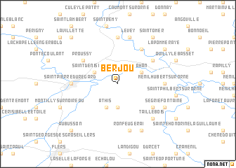 map of Berjou