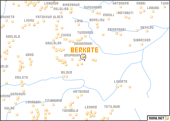 map of Berkate