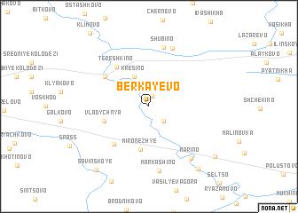 map of Berkayevo