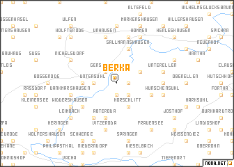 map of Berka