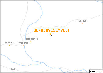 map of Berkeh-ye Seyyedī