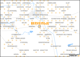 map of Berkeindje