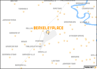 map of Berkeley Place