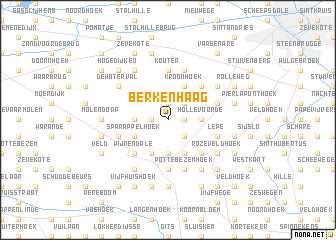 map of Berkenhaag