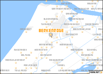 map of Berkenrode