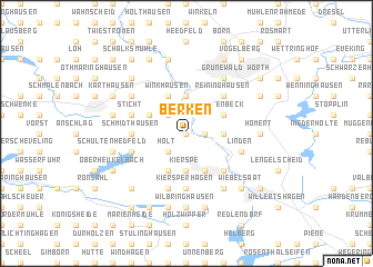 map of Berken