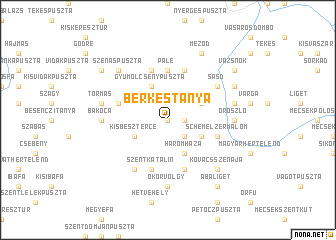 map of Berkestanya