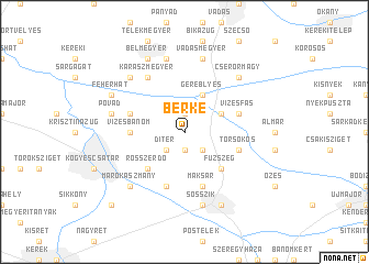 map of Berke