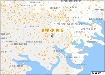 map of Berkfield