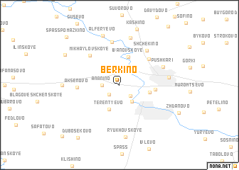 map of Berkino