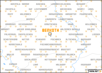 map of Berkoth