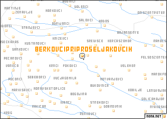 map of Berkovci pri Proseljakovcih