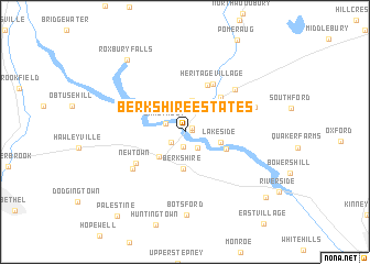 map of Berkshire Estates