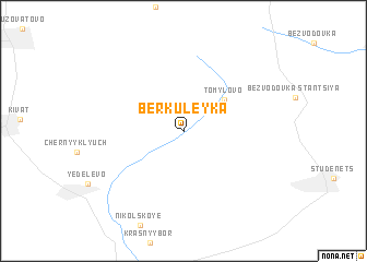 map of Berkuleyka