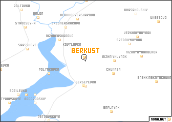 map of Berkust