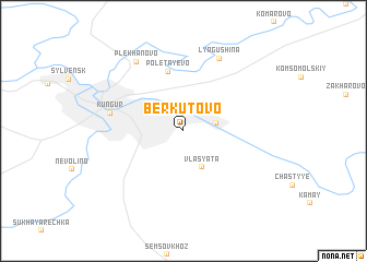 map of Berkutovo