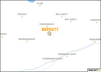map of Berkuty