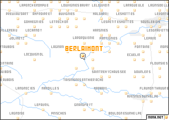 map of Berlaimont