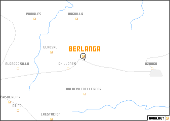 map of Berlanga