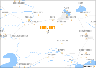 map of Berleşti