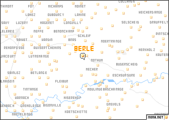 map of Berlé