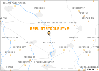 map of Berlintsy Polevyye