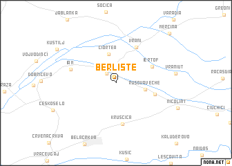 map of Berlişte