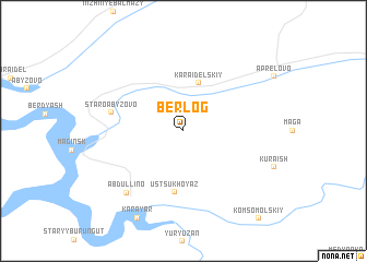 map of Berlog