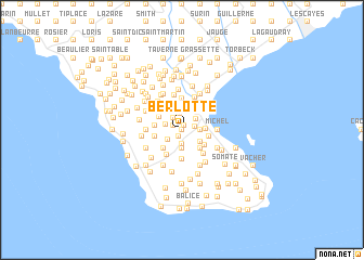 map of Berlotte