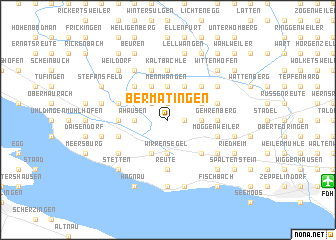 map of Bermatingen