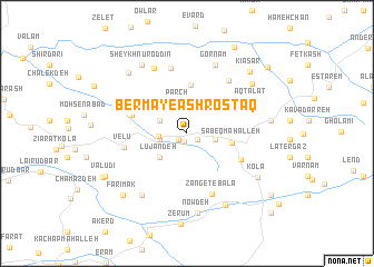 map of Bermā-ye ‘Ashrostāq