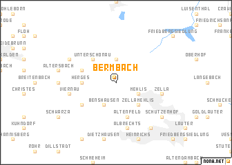 map of Bermbach