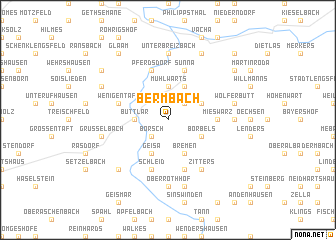 map of Bermbach