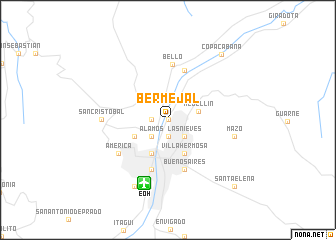 map of Bermejal