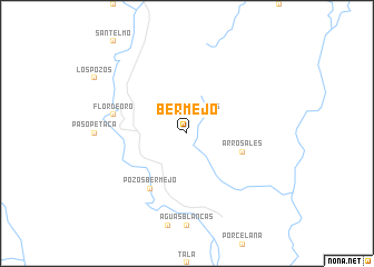 map of Bermejo