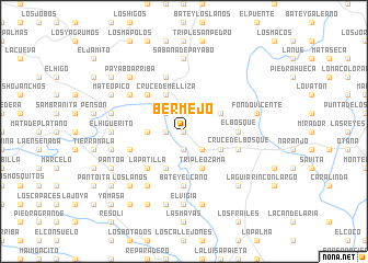 map of Bermejo