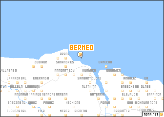 map of Bermeo