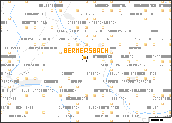 map of Bermersbach