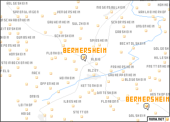 map of Bermersheim